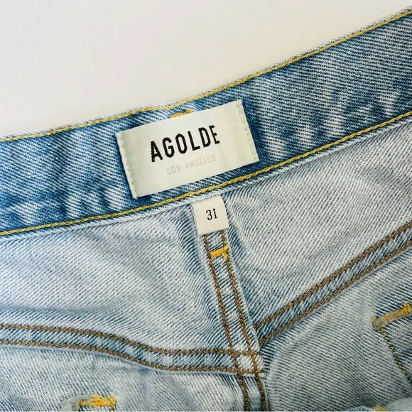 Agolde SIZE 31 Parker high rise distressed shorts - Picture 4 of 6